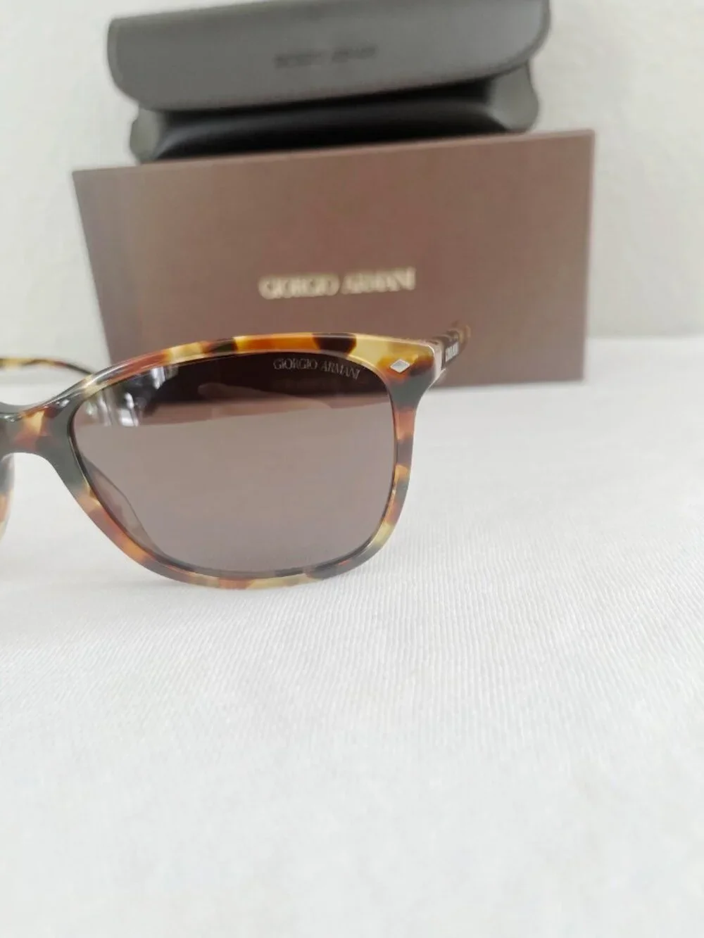 GIORGIO ARMANI AR8059 5412/53 57MM SUNGLASSES Tortoise Frames